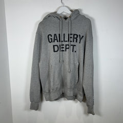 Gallery Dept Spell Out Logo Grey Hoodie