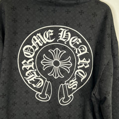 Chrome Hearts Black Monogram Hoodie Size L