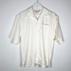 Marni White Camp Shirt Size M