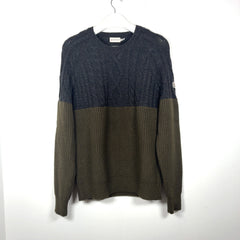 Moncler Cable Knit Logo Patch Sweater