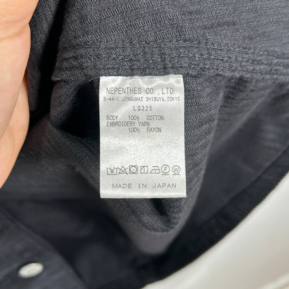 Needles Work Jacket Black Corduroy Size XL