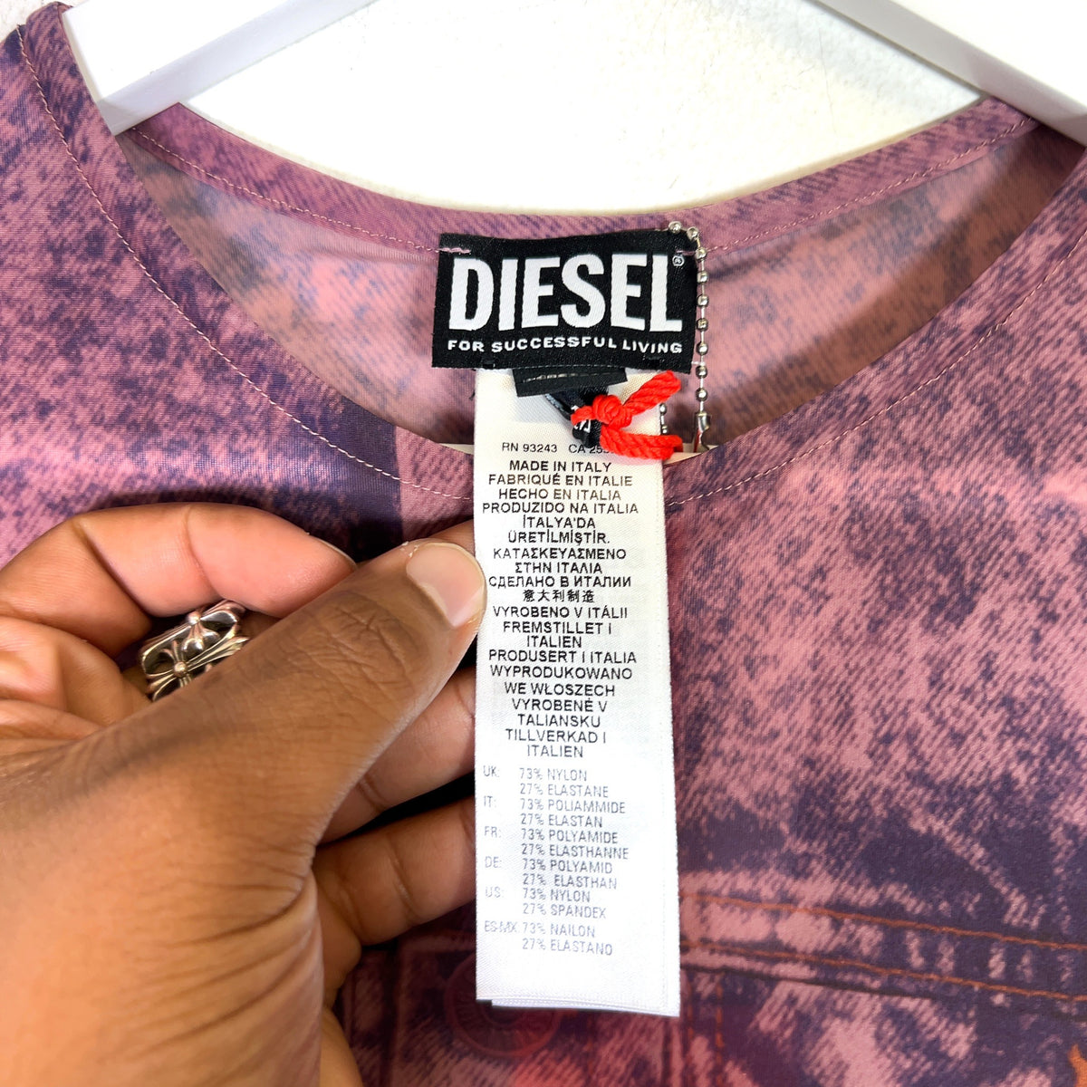 Diesel Denim Illusion Trompe L'Oeil Longsleeve