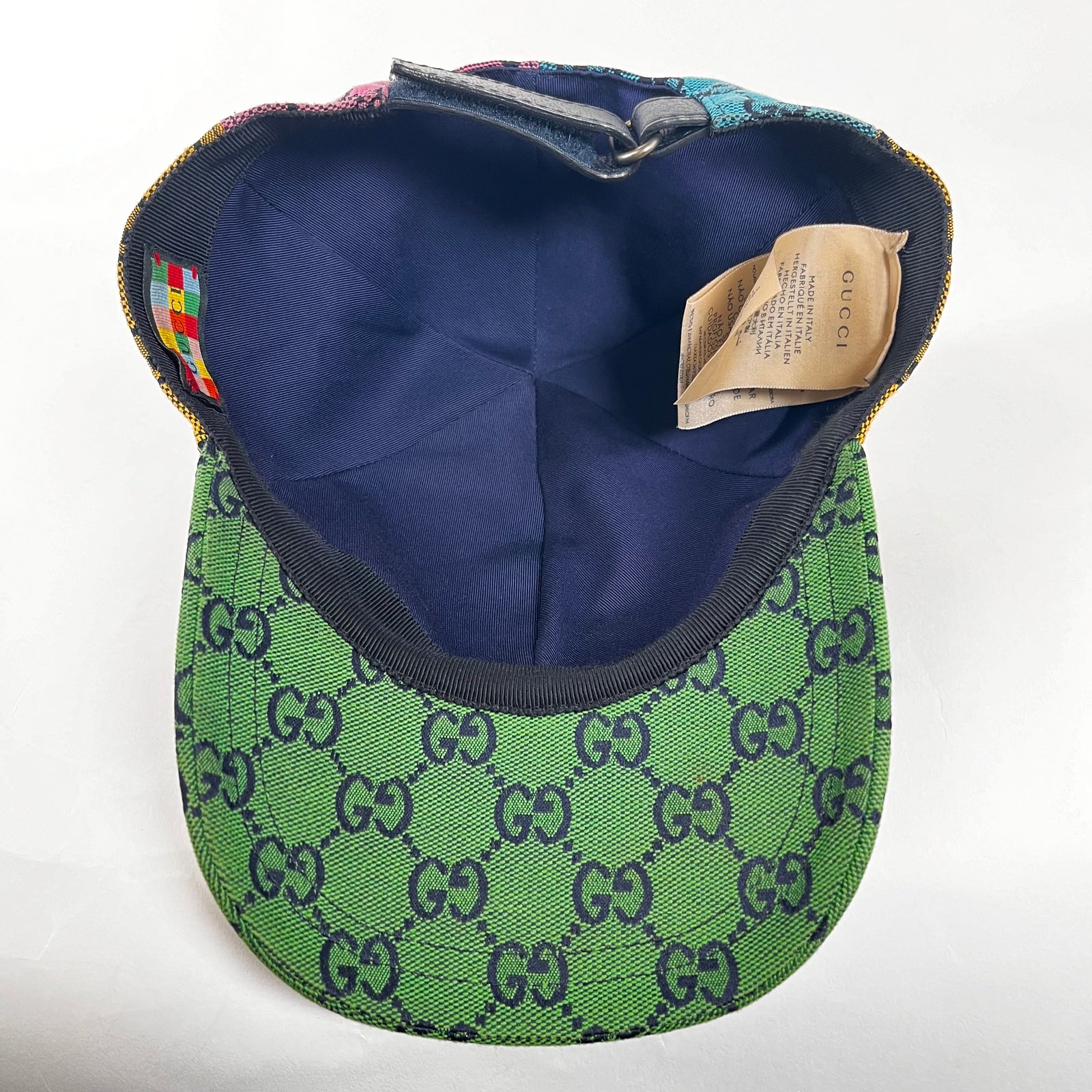 Gucci GG Multicolor Canvas Baseball Cap