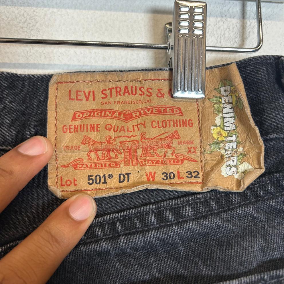 Denim Tears Black Wreath Jeans Size 30