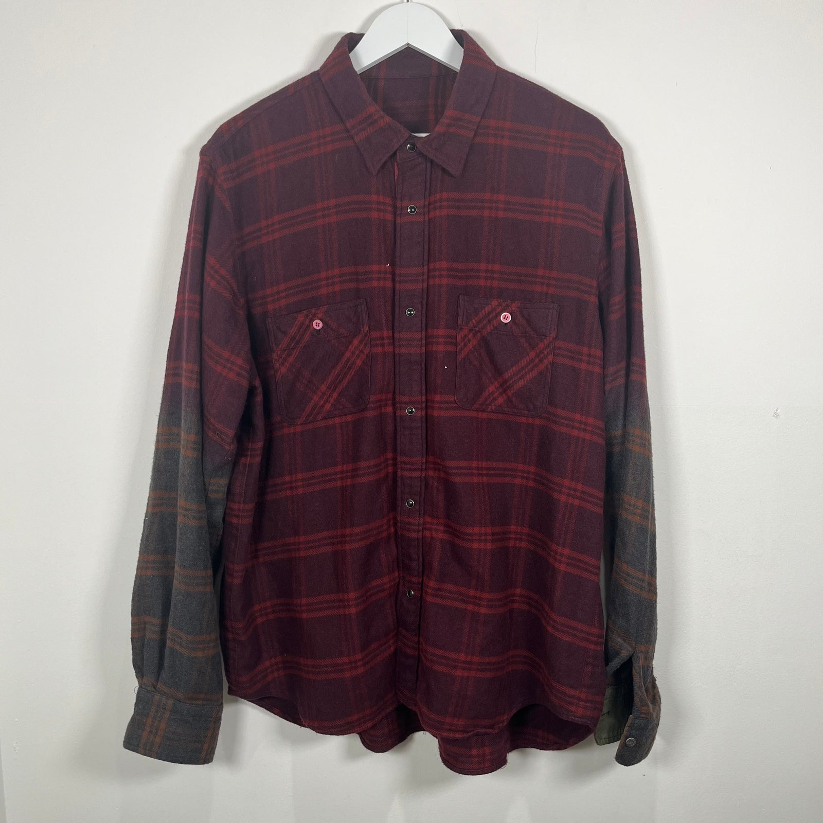 Sacai Hybrid Flannel Size 2