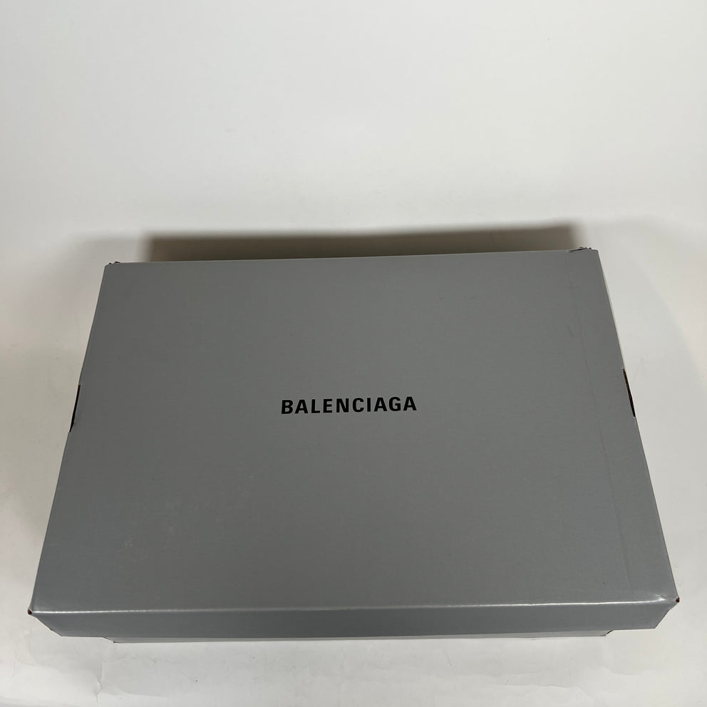 Balenciaga Black Patent Leather Triple S Sneaker Size 42