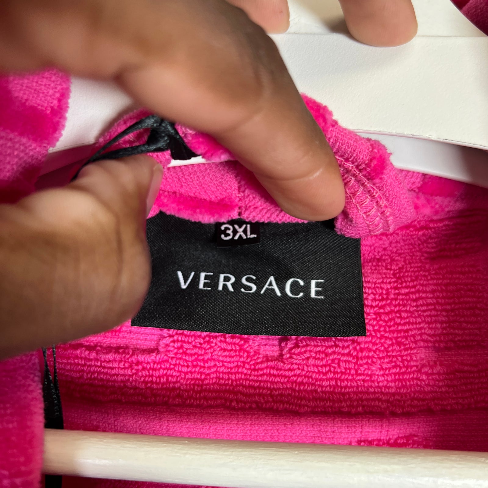 Versace Pink Baroque Bathrobe