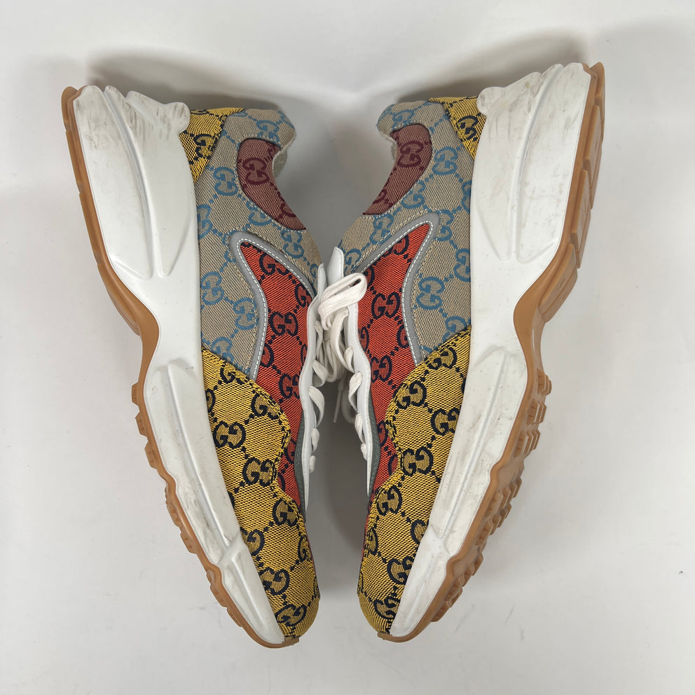 Gucci Multicolor GG Rhyton Sneaker Size GG 11