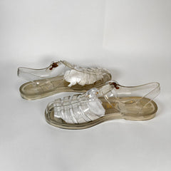 Gucci GG Transparent Fisherman Sandal Size 9