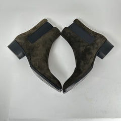 Saint Laurent Olive Green Chelsea Boot 41.5