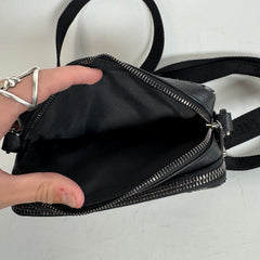 Dior Oblique Double Zip Crossbody Pouch