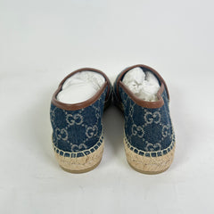 Gucci Blue Denim GG Espadrilles