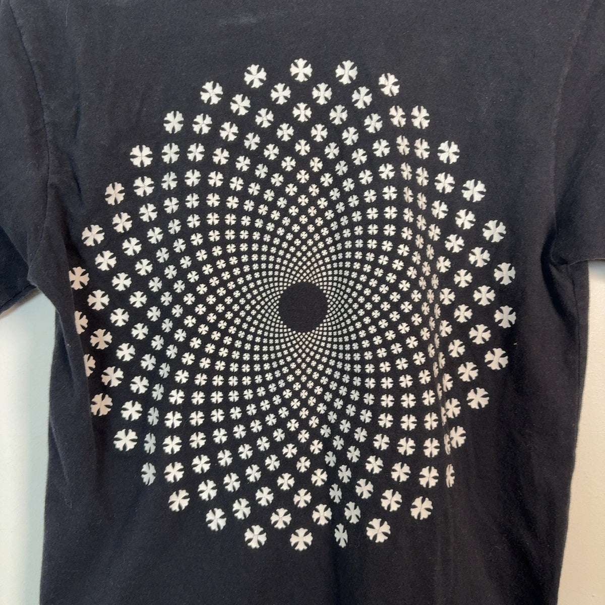 Chrome Hearts Spiral Cross Graphic Pocket T-Shirt