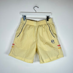 Brain Dead x Sergio Tacchini Yellow Nylon Shorts Size M