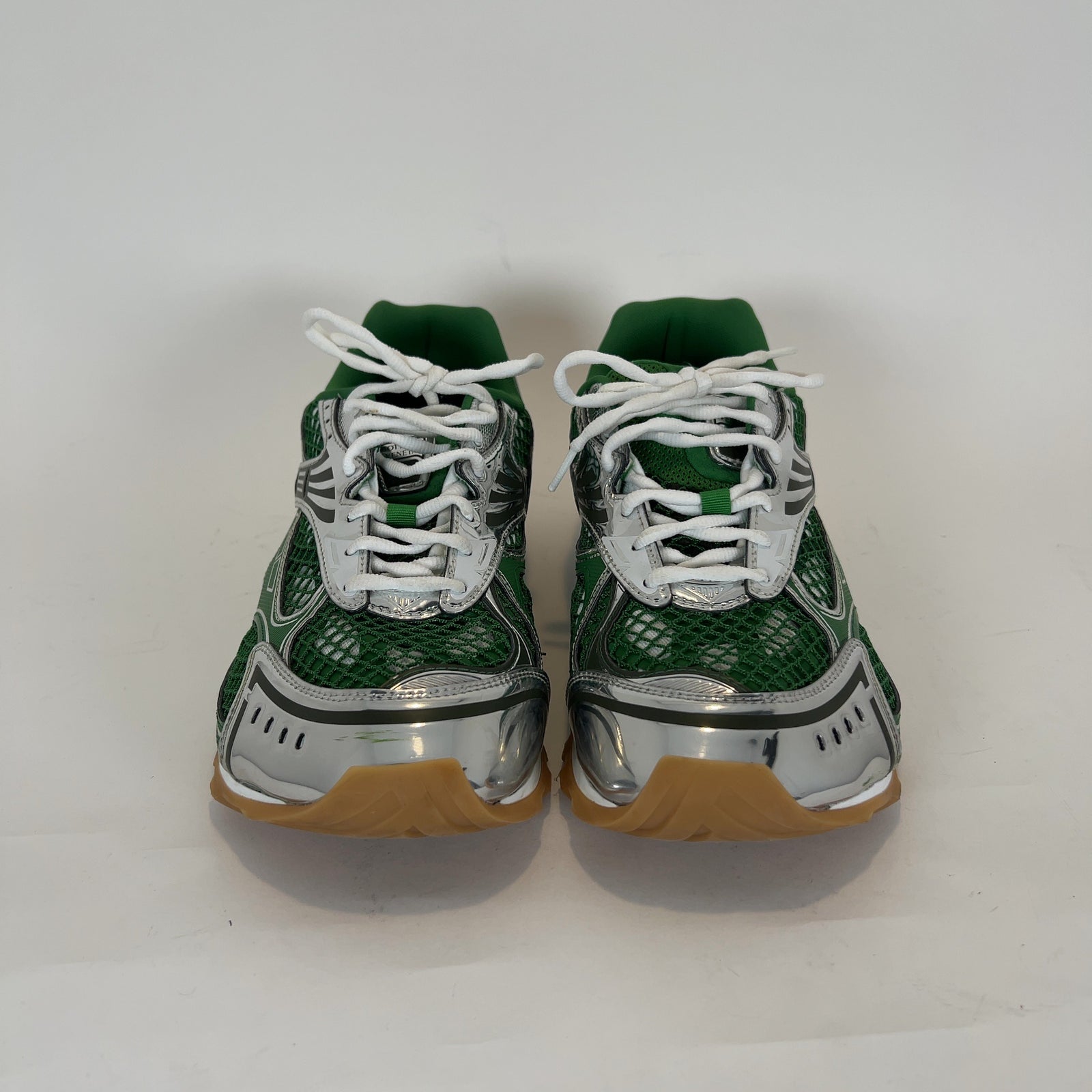 Bottega Veneta Green Mesh Orbit Sneaker