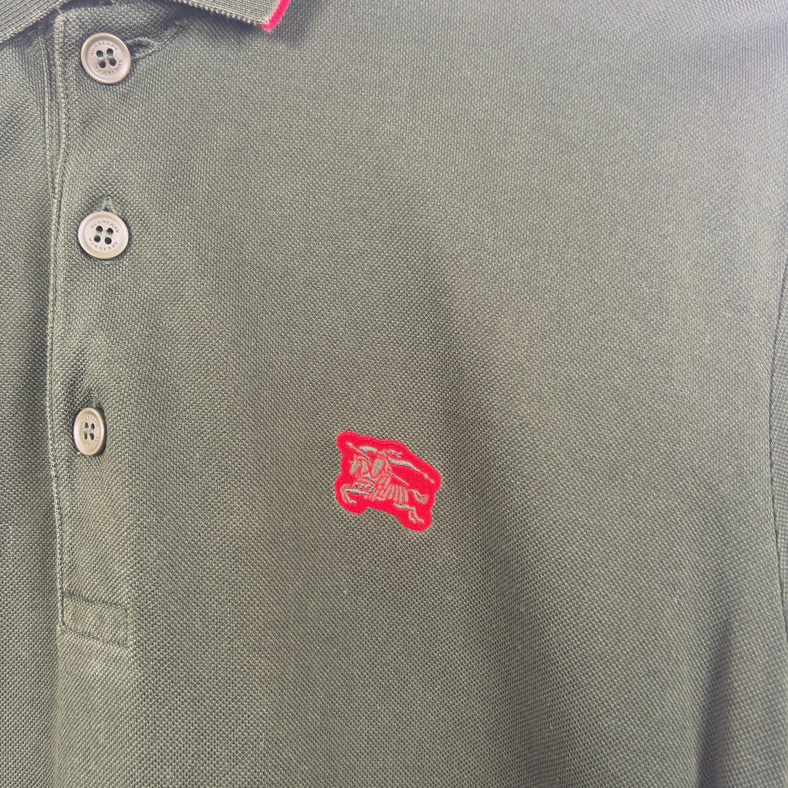 Burberry Embroidered Logo Polo