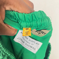 Gallery Dept Green Zuma Nylon Shorts Size XS