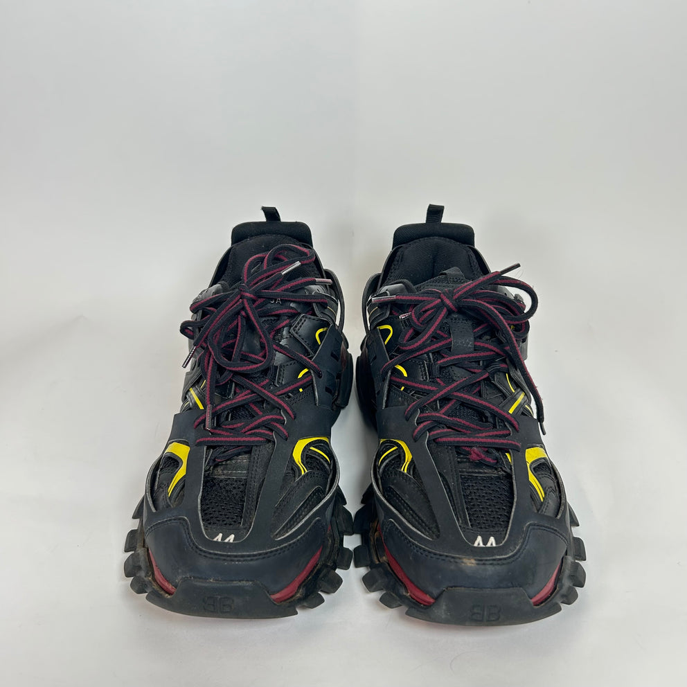 Balenciaga Black Bordeaux Track Sneaker Size 44