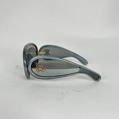 Loewe Wave Anagram Mask Dark Glitter Sunglasses