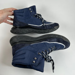 Chanel High Navy Trainers Size 46