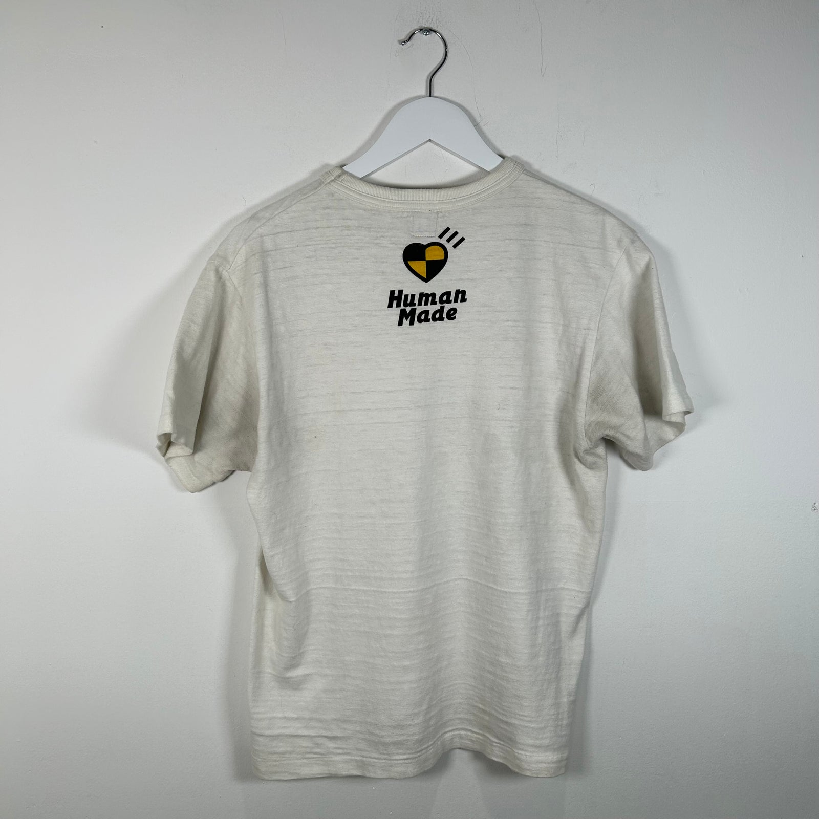 Human Made White 'Human Testing' T-Shirt Size M