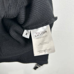Jean Paul Gaultier Black 'The Garter' Tank Top Size S