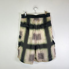 Rick Owens SS23 EDFU Plaid Cargo Bela Shorts