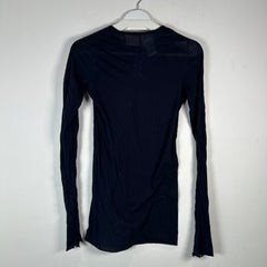Rick Owens Purple Cotton Long-Sleeve Size M