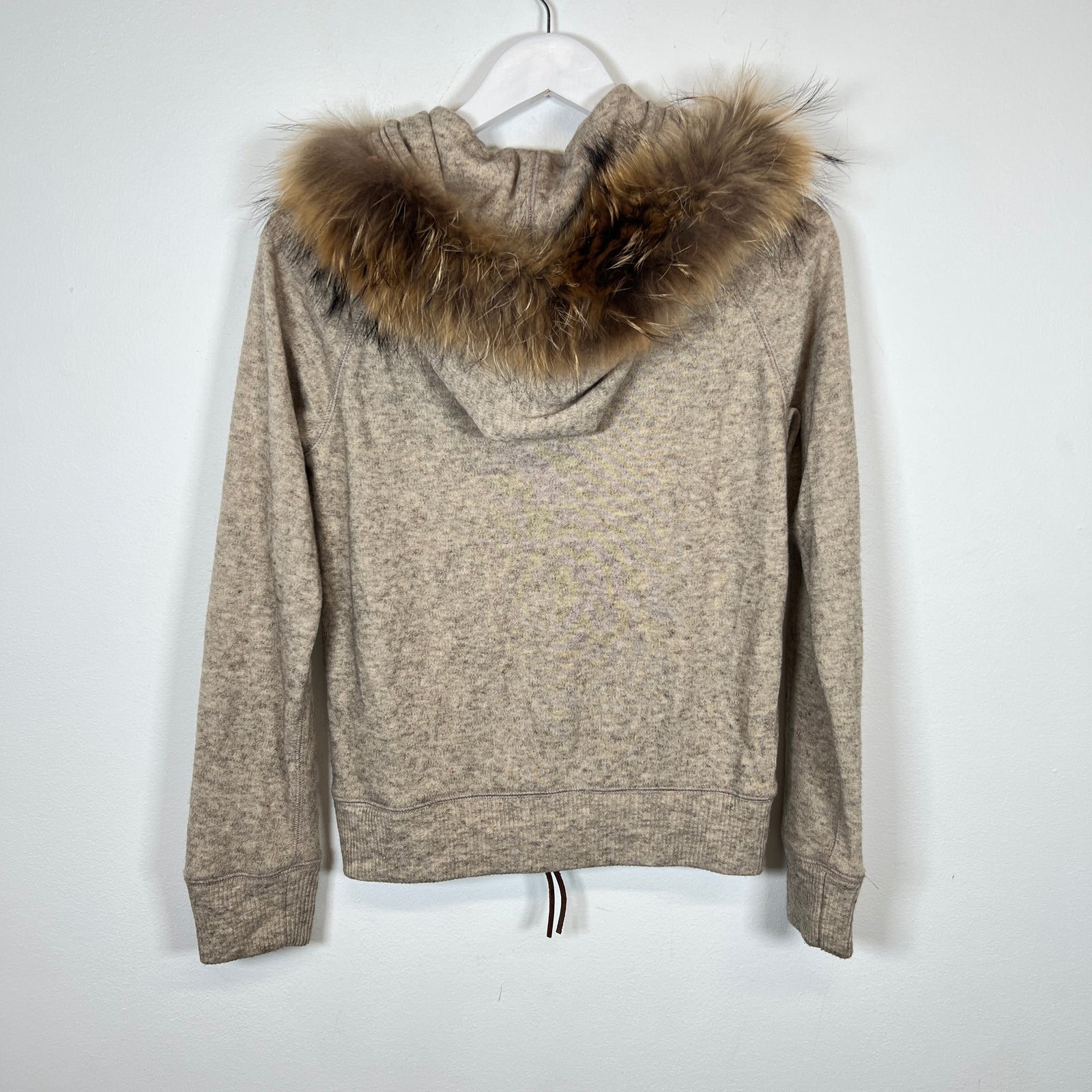 Goa Fur Hood ZIp Up Jacket Size S