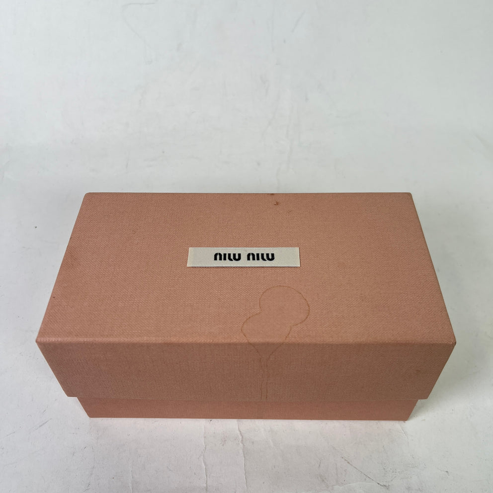 Miu Miu Tortoiseshell Square Frame Sunglasses