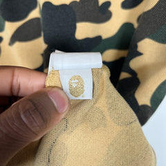 Bape Camo Ape Head Polo Shirt Size L