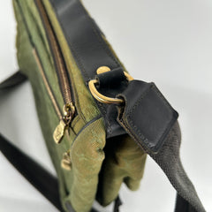 Louis Vuitton Mini Sac Maman Green Canvas Monogram Strap Bag