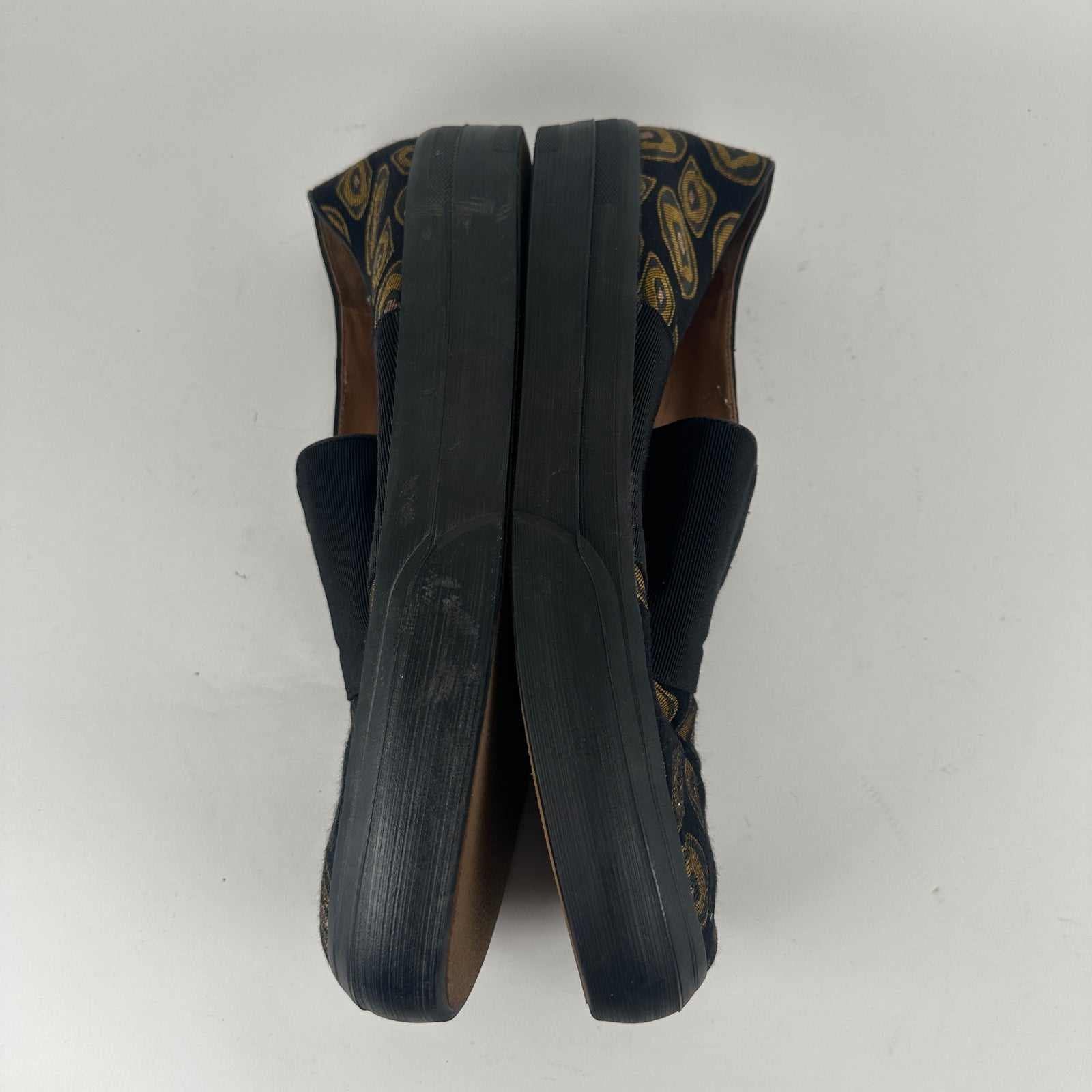 Dries Van Noten Gold Circle Slip-On Sneaker Size 12