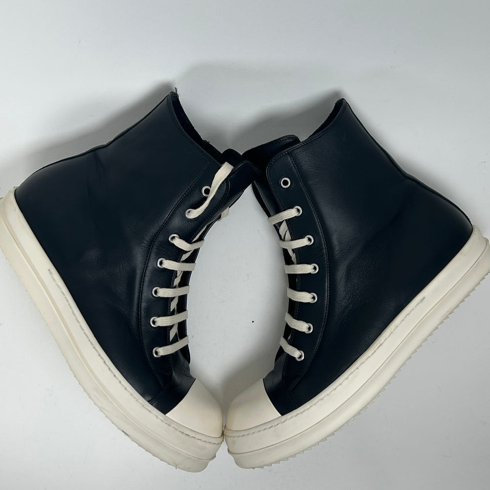 Rick Owens Mainline Leather Hightop Ramones