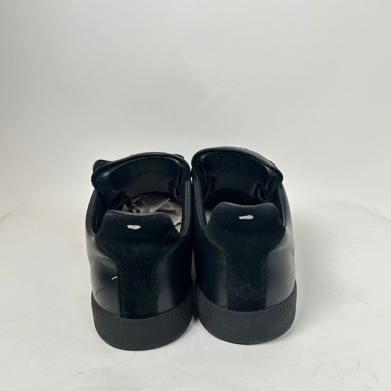 Maison Margiela Triple Black Gats Size 45