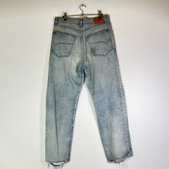 Balenciaga Lightwash 'O-Leg' Denim Jeans