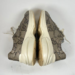 Gucci Beige Maxi GG Rhyton Sneaker Size GG 9.5