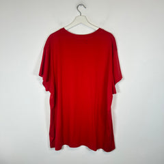 Amiri Red/White Logo T-Shirt Size XXL