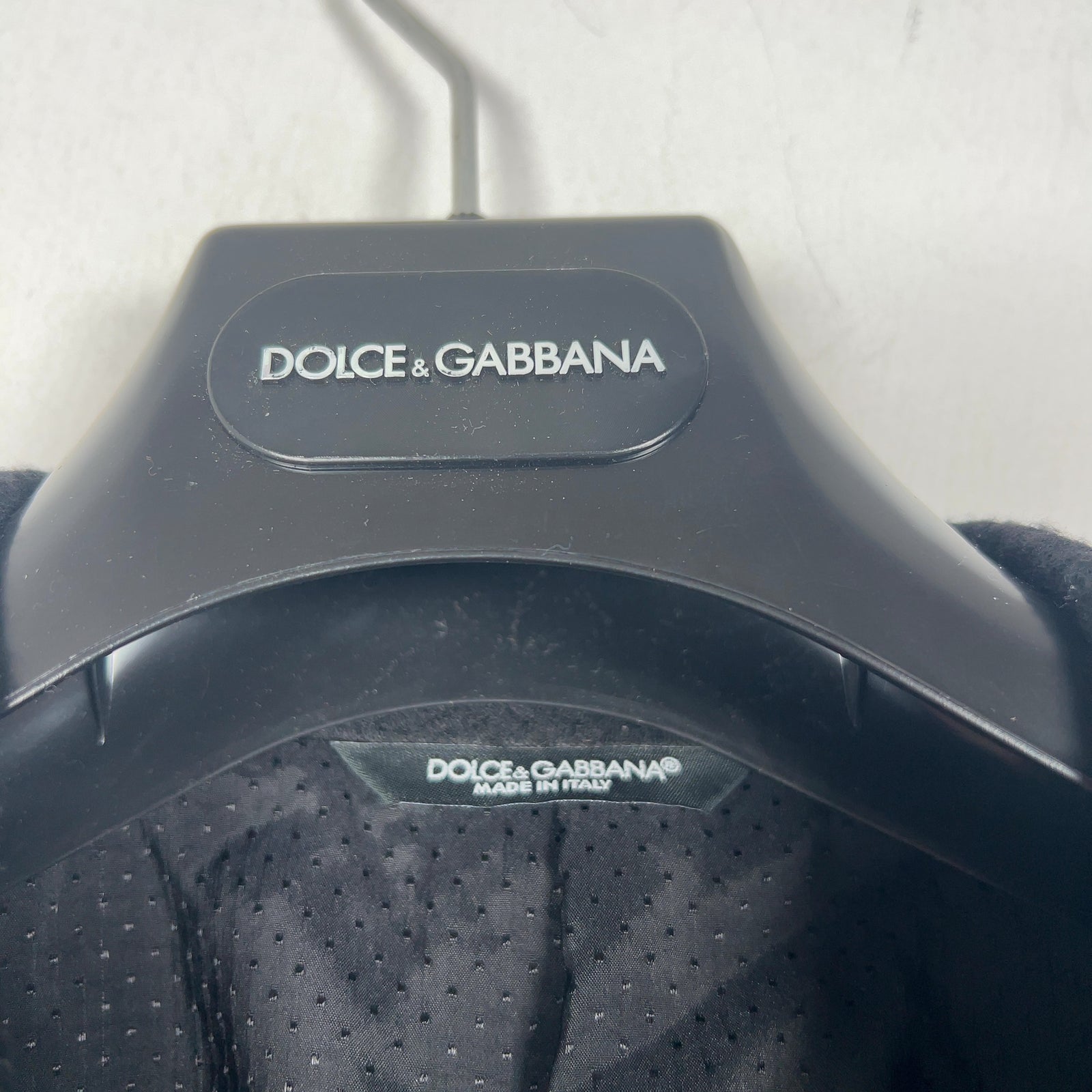 Dolce & Gabbana Textured Bee Crest Detail Blazer