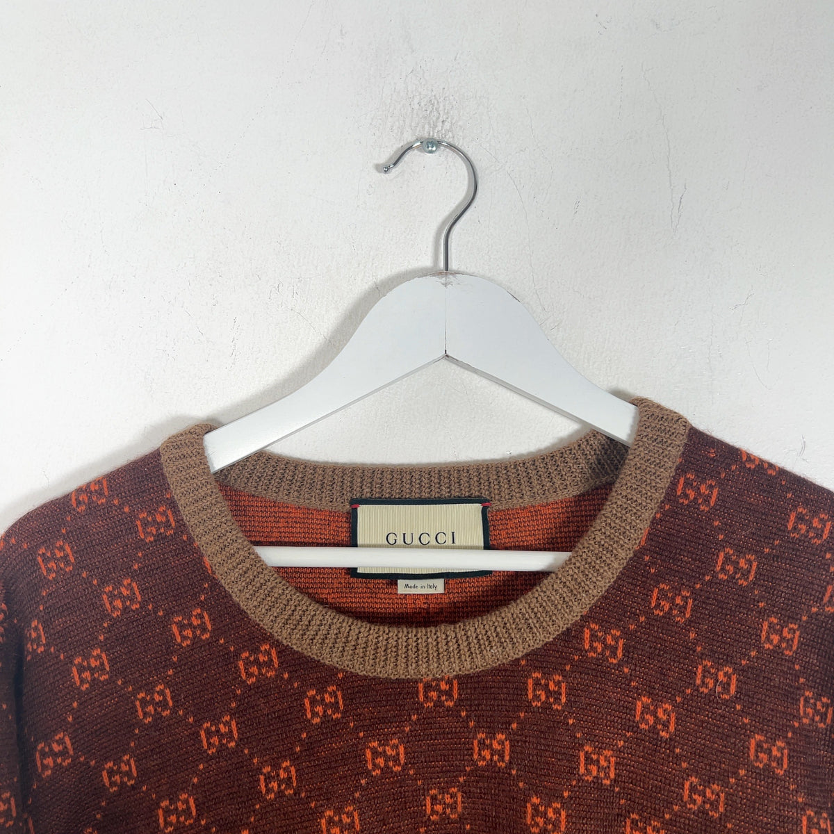 Gucci All Over Supreme Print Sweater