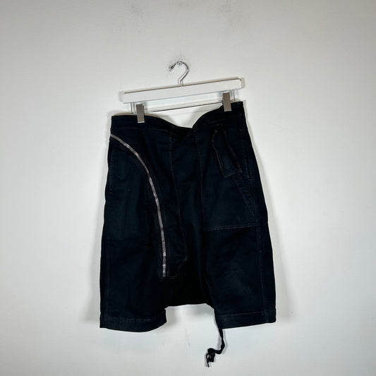 Rick Owens Black Aircut Shorts Size L