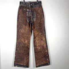 Acne Studios Trompe L'Oeil Cotton 'Chaps' Jeans