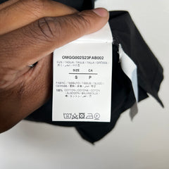 Off-White Black Wave Off Button-Up Shirt Size S