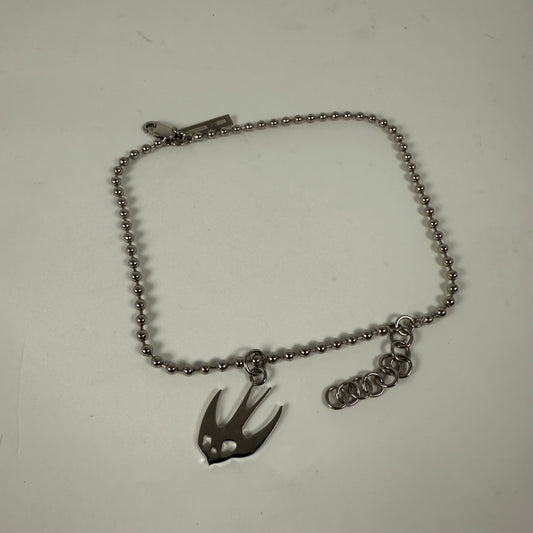 Alexander Mcqueen Silver 'Swallow' Bracelet