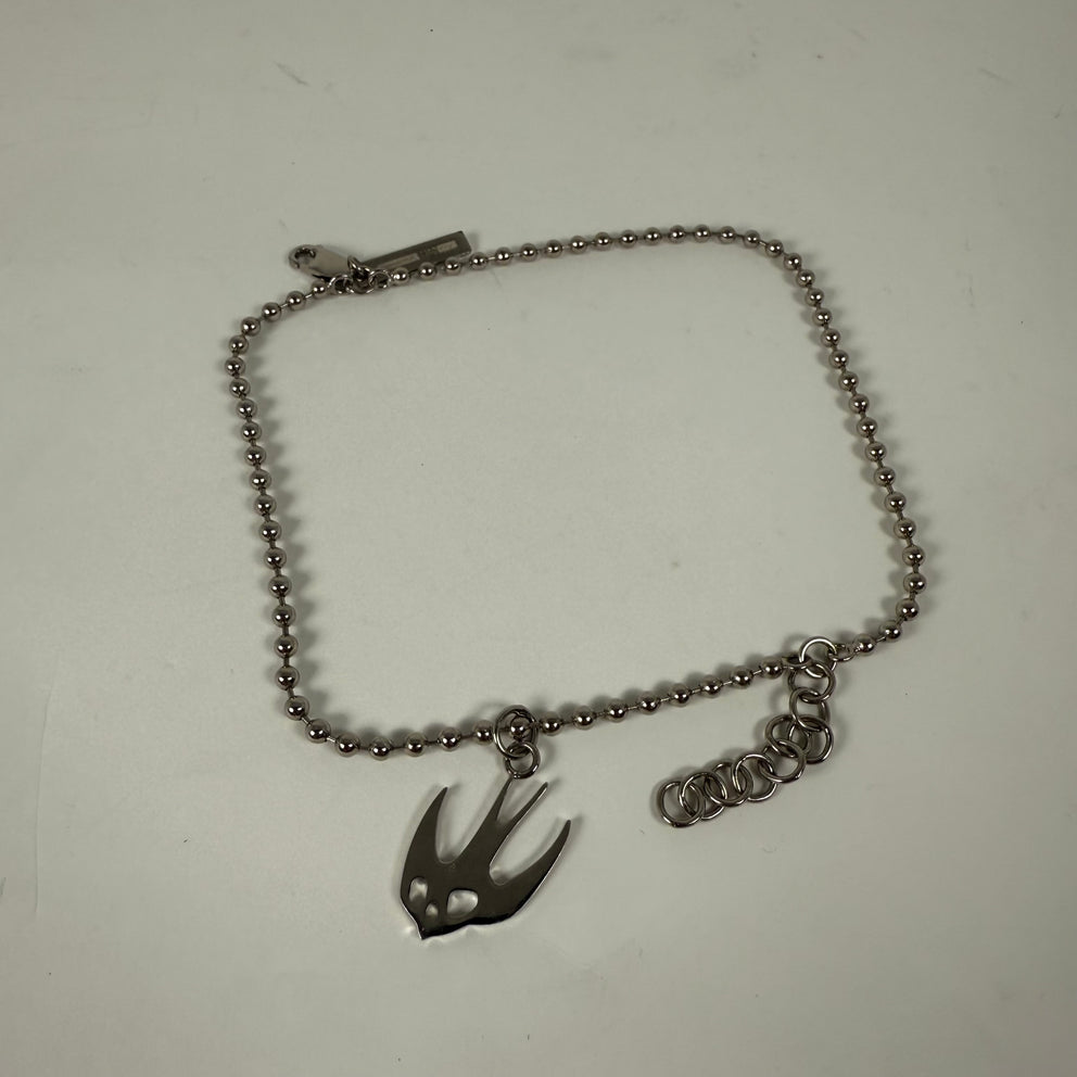 Alexander Mcqueen Silver 'Swallow' Bracelet