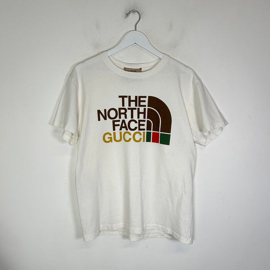 Gucci x The North Face White Logo T-Shirt Size XS