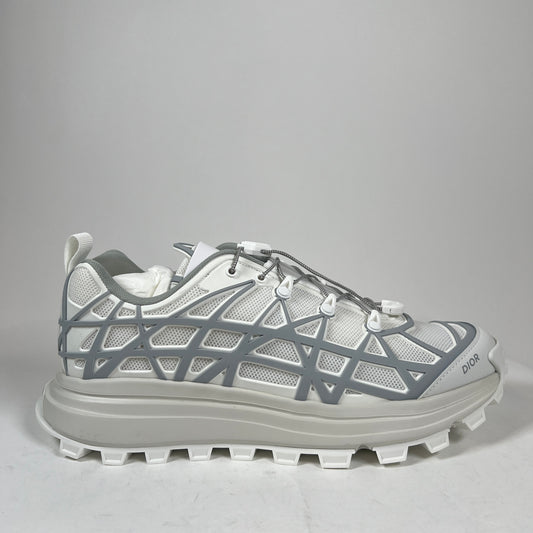 Dior B31 White/White Carnage Rubber Mesh Runner Size 41