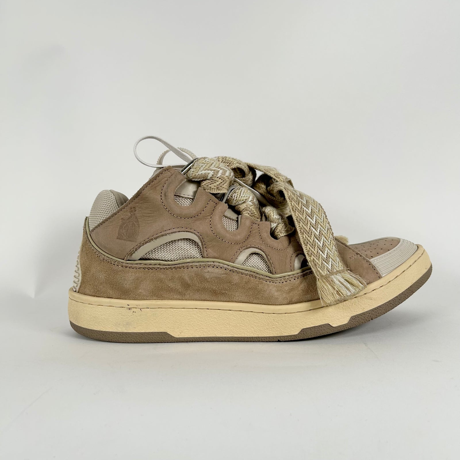 Lanvin Khaki Curb Sneaker Size 44