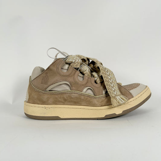 Lanvin Khaki Curb Sneaker Size 44