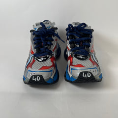 Balenciaga Red/Blue Runner Sneakers Size 40